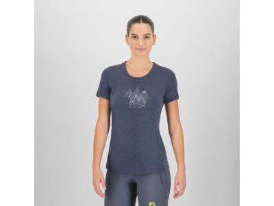 Tricou damă Karpos GUSELA MERINO, albastru ombre