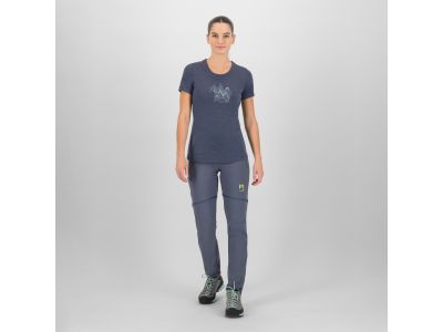 Tricou damă Karpos GUSELA MERINO, albastru ombre