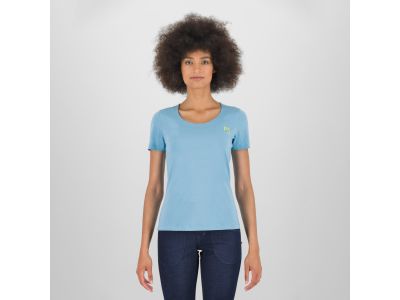 Karpos LOMA COTTON koszulka damska, delphinium / nadruk logo