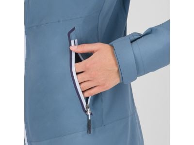 Geacă de damă Karpos TEMPORALE, albastru-verzui
