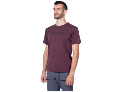 Hannah Bine T-Shirt, rotes Mahagoni