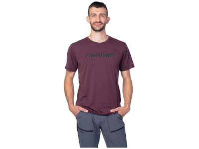 Hannah Bine T-Shirt, rotes Mahagoni
