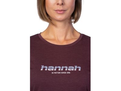 Hannah Cordy Damen T-Shirt, rotes Mahagoni