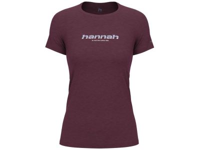 Hannah Cordy Damen T-Shirt, rotes Mahagoni