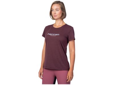 Hannah Cordy Damen T-Shirt, rotes Mahagoni