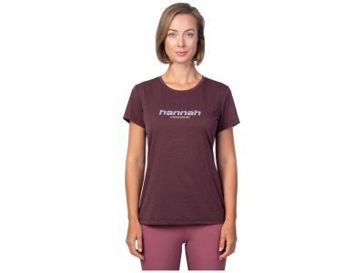Hannah Cordy Damen T-Shirt, rotes Mahagoni