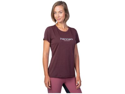 Hannah Cordy Damen T-Shirt, rotes Mahagoni