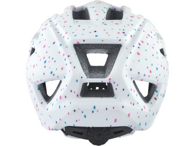 ALPINA PICO FLASH children's helmet, white polka dots gloss
