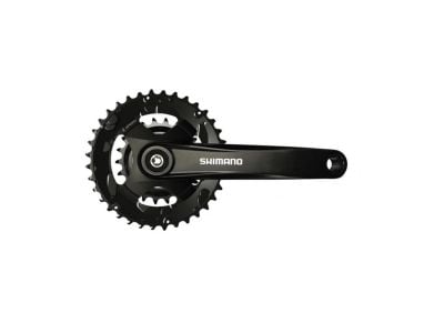 Shimano MT101 hajtóhajtókarok, 175 mm, 2x9, 36/22T, négynégyszög tengelyhez