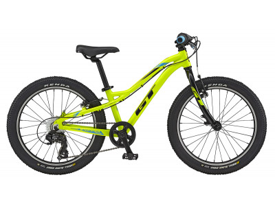 Bicicleta pentru copii GT Stomper Prime 20&quot; 2018 galben neon