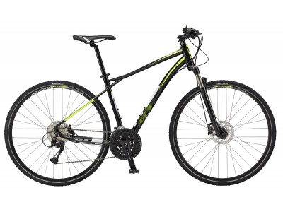 GT Transeo 2.0 2017 Black/Neon Yellow Trekking Bike