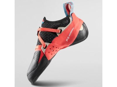 La Sportiva Solution Comp női mászócipő, hibiszkusz/malibu kék