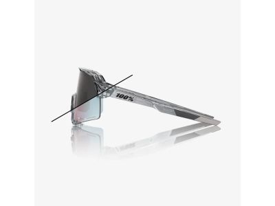 100% S3 glasses, polished translucent grey/rose gold mirror photochromic