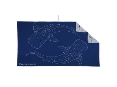 Lifeventure Recycled SoftFibre Trek Towel ručník, whale