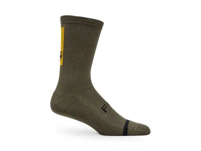 Fox 8&amp;quot; Defend socks, military green