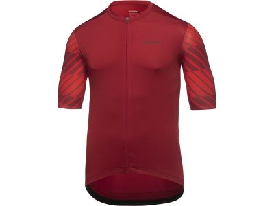 Koszulka rowerowa GOREWEAR Swiftride Optical, czerwona funkcjonalna/czerwona laboratoryjna