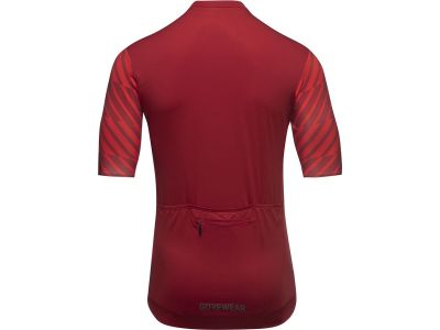 Koszulka rowerowa GOREWEAR Swiftride Optical, czerwona funkcjonalna/czerwona laboratoryjna