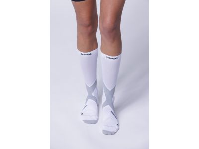 X-BIONIC X-SOCKS Bike Expert Crew zokni, sarkvidéki fehér/gyöngyházház szürke