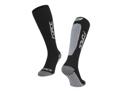 FORCE Tessera compression knee socks black