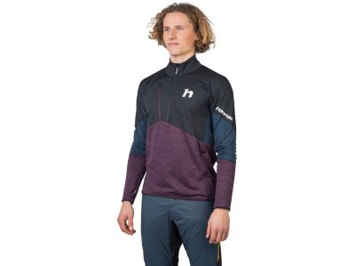 Hannah Niro Hz sweatshirt, anthracite/prune purple mel