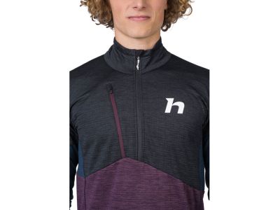 Hannah Niro Hz sweatshirt, anthracite/prune purple mel