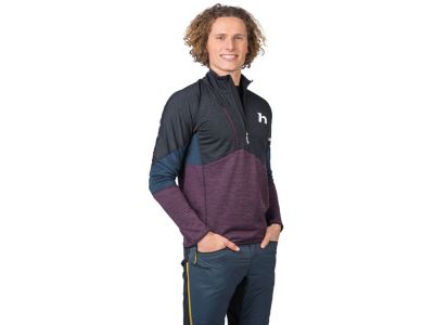 Hannah Niro Hz sweatshirt, anthracite/prune purple mel