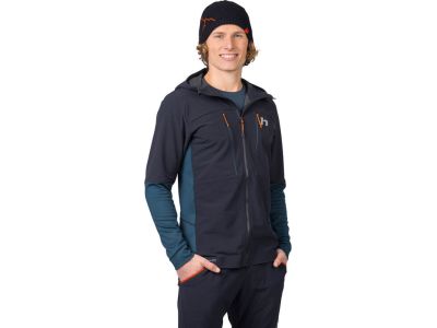 Hannah Trane Hoody jacket, anthracite/stratified sea