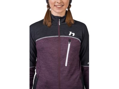Hannah Meda dámska mikina, prune purple mel