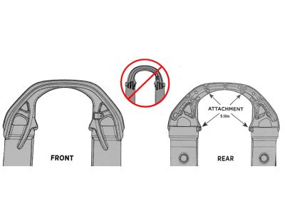 FOX Long front fender for Float 36/36SL forks