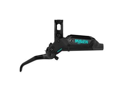 SRAM Maven Ultimate Expert hydraulic brake set, front + rear, 4-piston, teal splatte