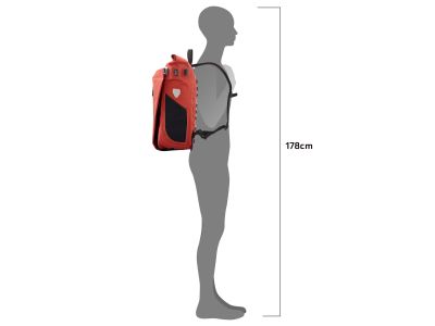ORTLIEB Vario Plus Tragetasche, 26 l, dunkles Chili