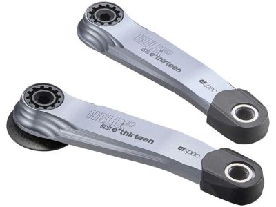 e*thirteen Helix Race Alloy kliky pro ebike, 165 mm, 1x12, bez převodníku, stříbrná