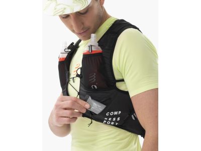 COMPRESSPORT UltRun Evo 10 Pack Weste, 10 l, schwarz