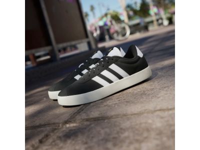 adidas VL Court 3.0 női cipő, fekete mag/fehér/aranyMetallic színben
