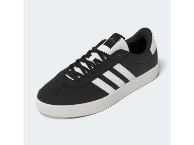 adidas VL Court 3.0 női cipő, fekete mag/fehér/aranyMetallic színben