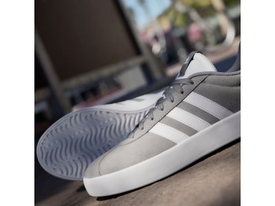 adidas VL Court 3.0 cipő, szürke háromszínű/felhőfehér/felhőfehér