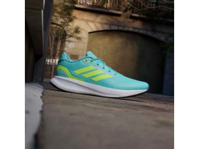 adidas RUNFALCON 5 topánky, flash aqua/lucid lemon/core black