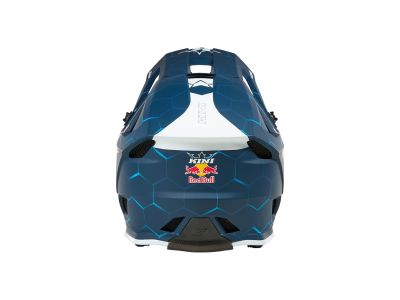 Cască KINI Red Bull DHC 1.0, albastră/albă