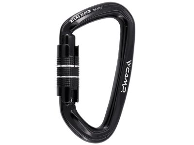 CAMP Atlas 2Lock Karabiner, schwarz