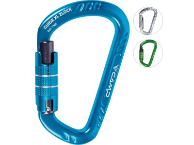CAMP Guide XL 2Lock Karabiner, Titan