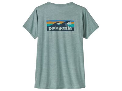 Patagonia Cap Cool Daily Graphic – Waters női póló, Boardshort logó: Thermal Blue X-Dye