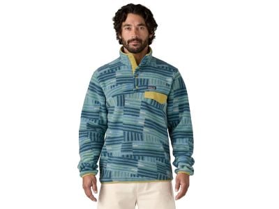 Patagonia LW Synch Snap-T P/O sweatshirt, quilty fitz: wetland blue