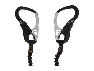 Salewa Ergo Core Via Ferrata Set tlumič pádu, černá/žlutá