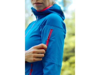 Kurtka damska z kapturem High Point Versa, khaki/herbaciana