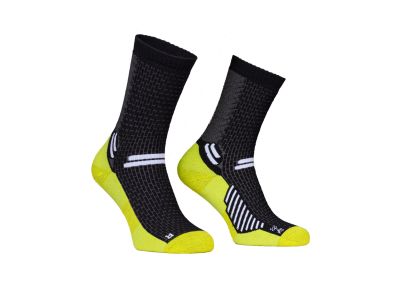 High Point Trek 4.0 socks, black/celery