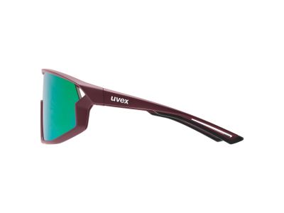 uvex skyryse brýle, burgundy matt/mir.rose