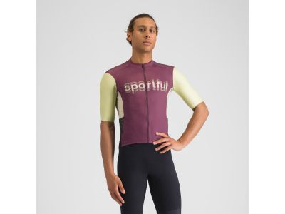 Sportful SUPERGIARA LOGO mez, bordó/árnyéklime
