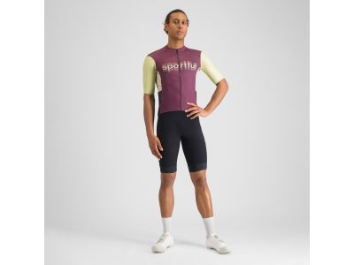 Sportful SUPERGIARA LOGO mez, bordó/árnyéklime