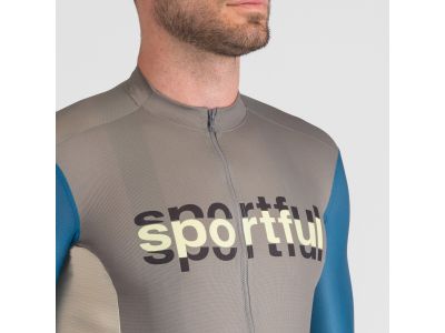 Sportful SUPERGIARA LOGO mez, Metallic/türkizkék