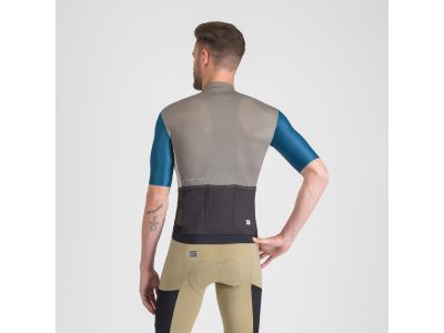 Sportful SUPERGIARA LOGO mez, Metallic/türkizkék